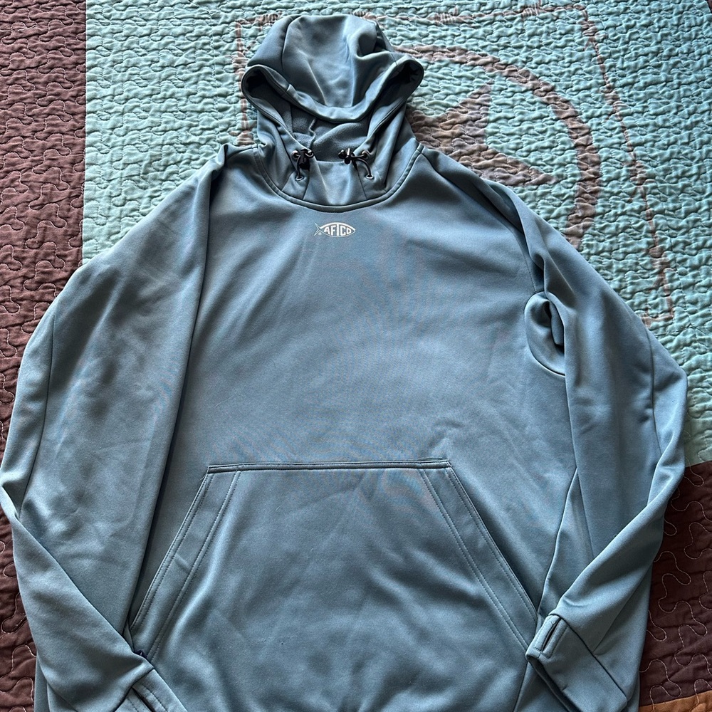 AFTCO Men’s hoodie Slate blue